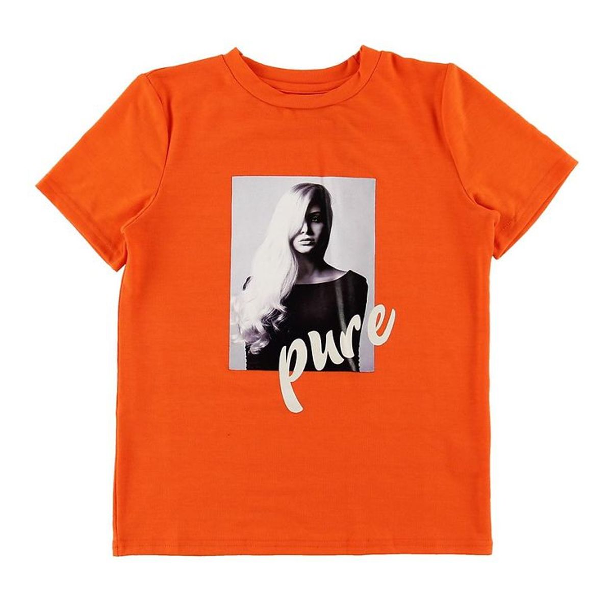 Hound T-shirt - Orange m. Print