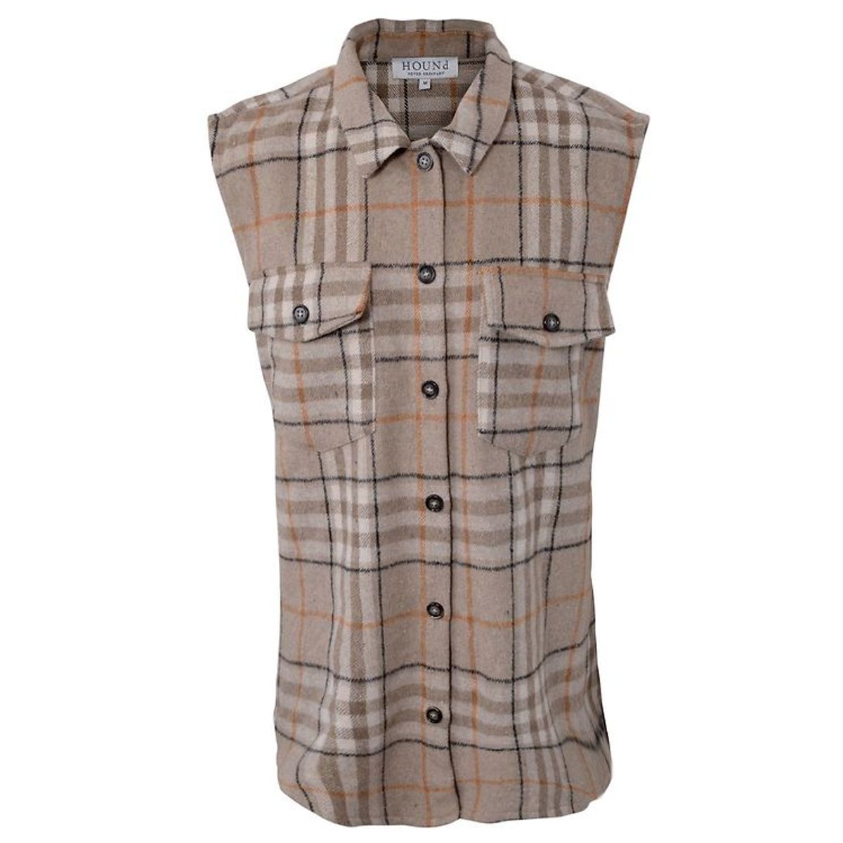 Hound Vest - Plaid - Sand m. Tern