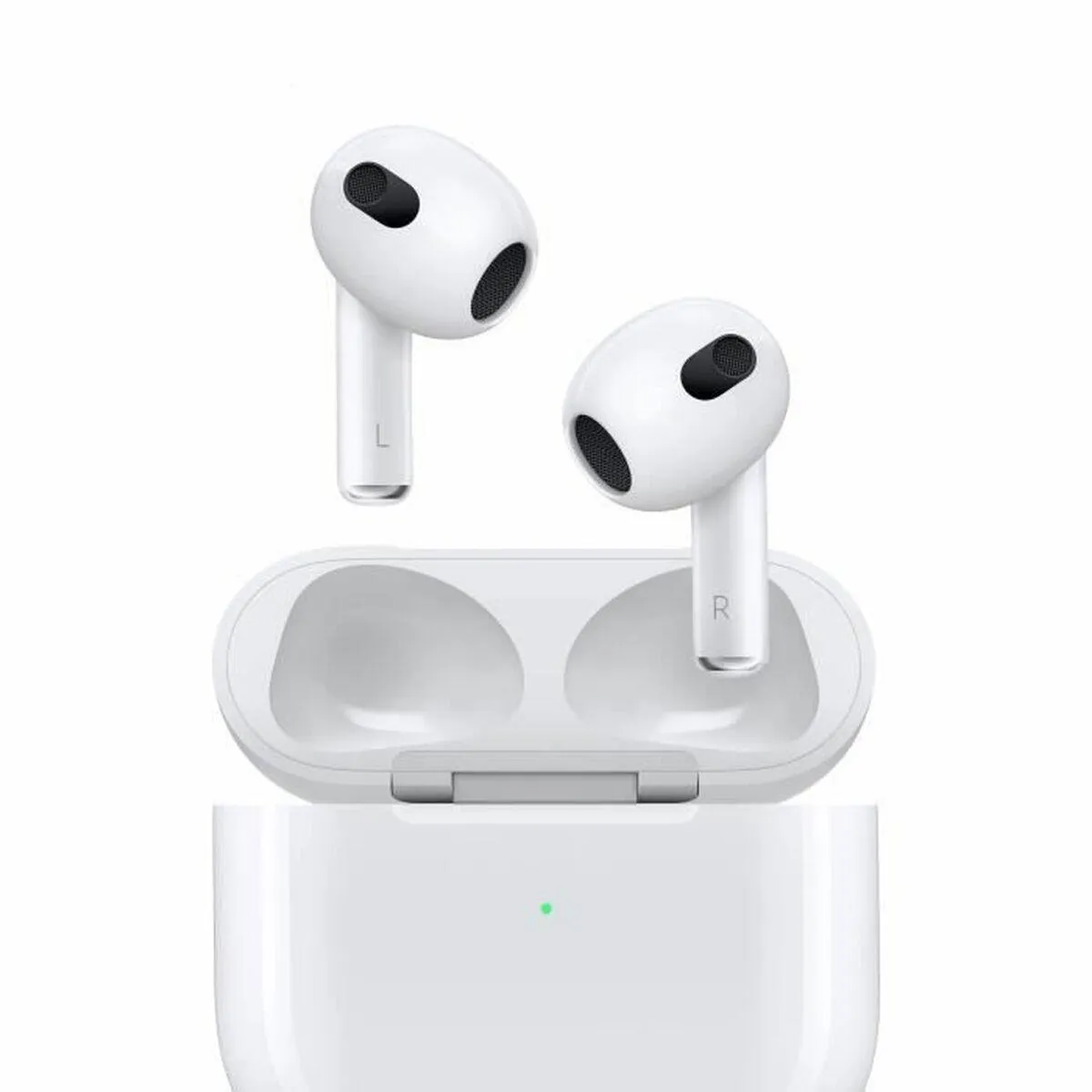 Hovedtelefoner Apple AirPods (3.ª generación) con estuche de carga Lightning Hvid