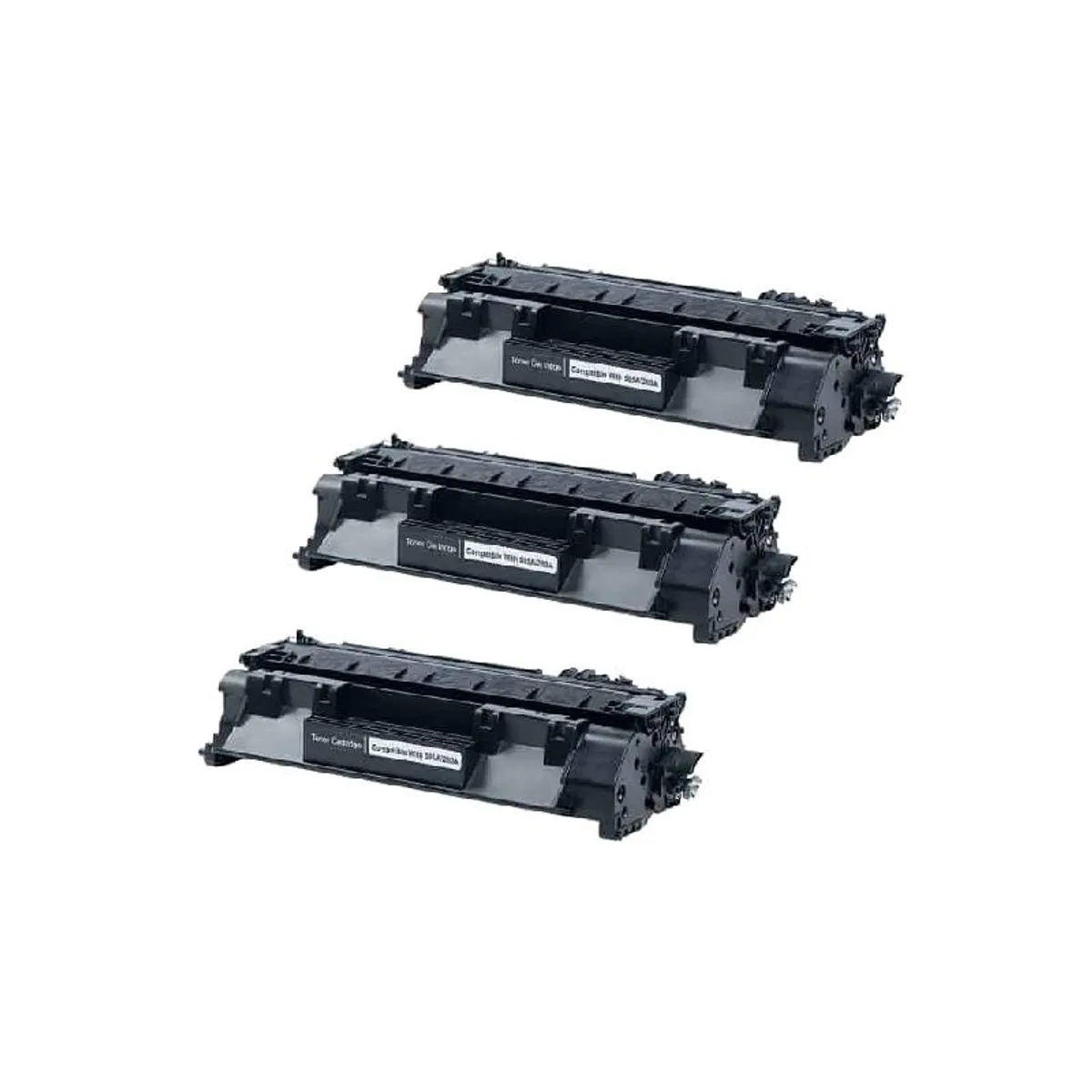 HP 05A rabat sæt! 3 stk sort toner 6.900 sider i alt- Kompatibel - CE505A