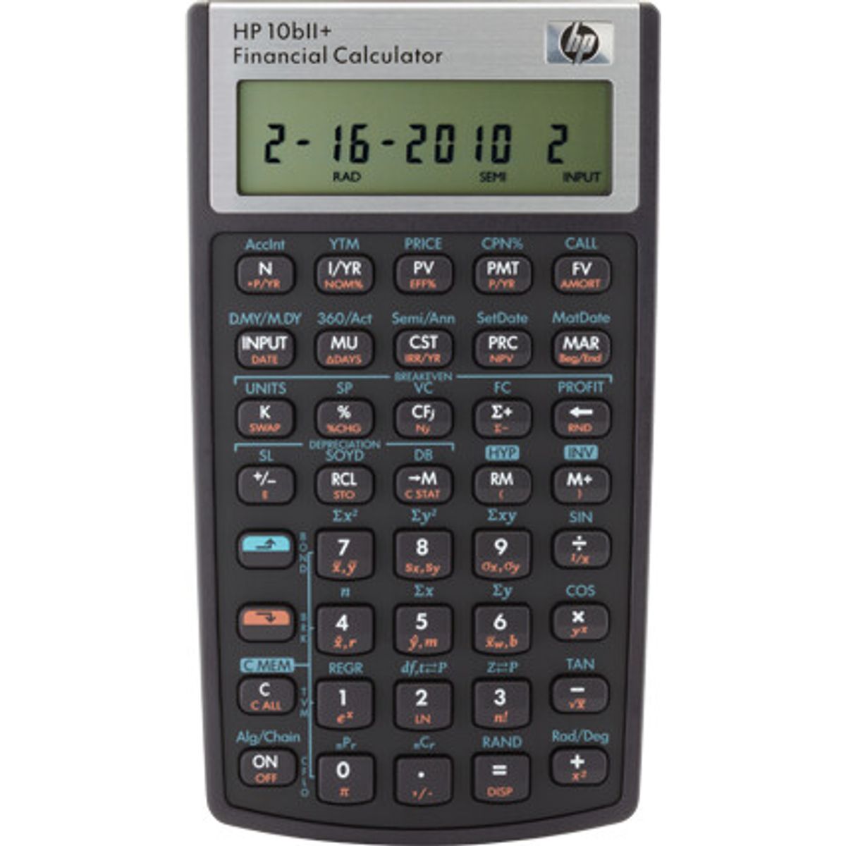 Hp 10bii+ Financial Calculator