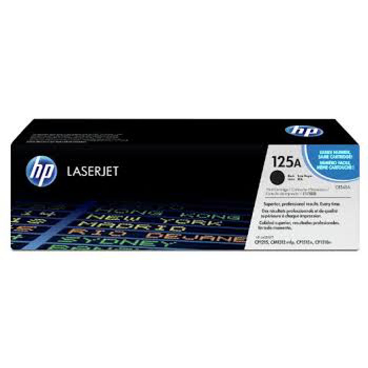 HP 125a Toner Cb540a Sort