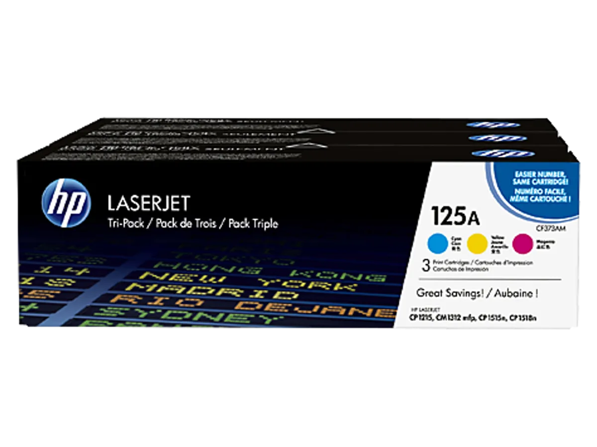 HP 125a Toner Cf373am CMY