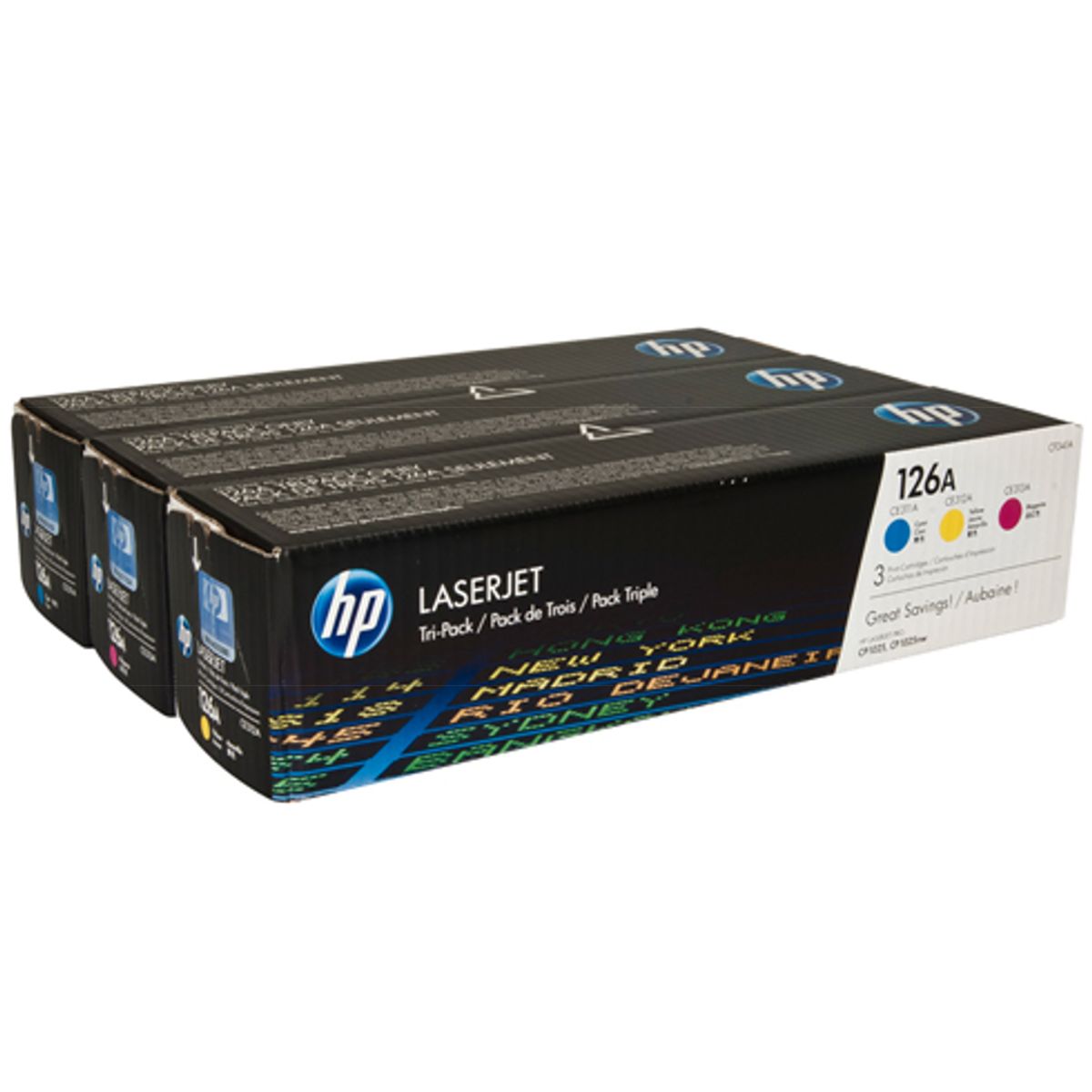 HP 126a Toner Cf341a CMY