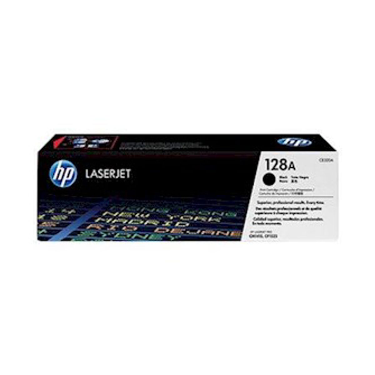 HP 128a Toner Ce320a Sort