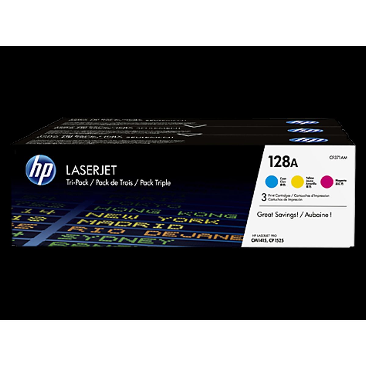 HP 128a Toner Cf371a CMY