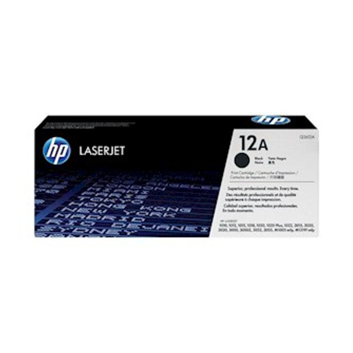 HP 12A Toner Q2612a Sort