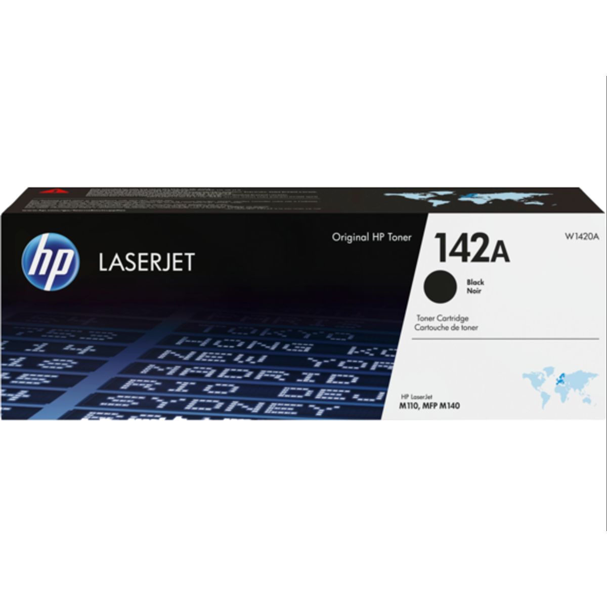 HP 142a Toner W1420a Sort