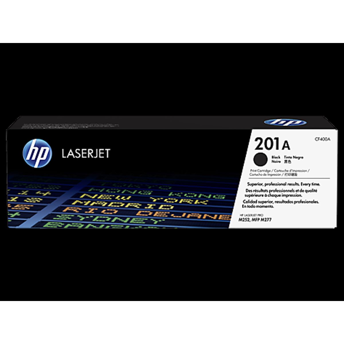 HP 201a Toner Cf400a Sort