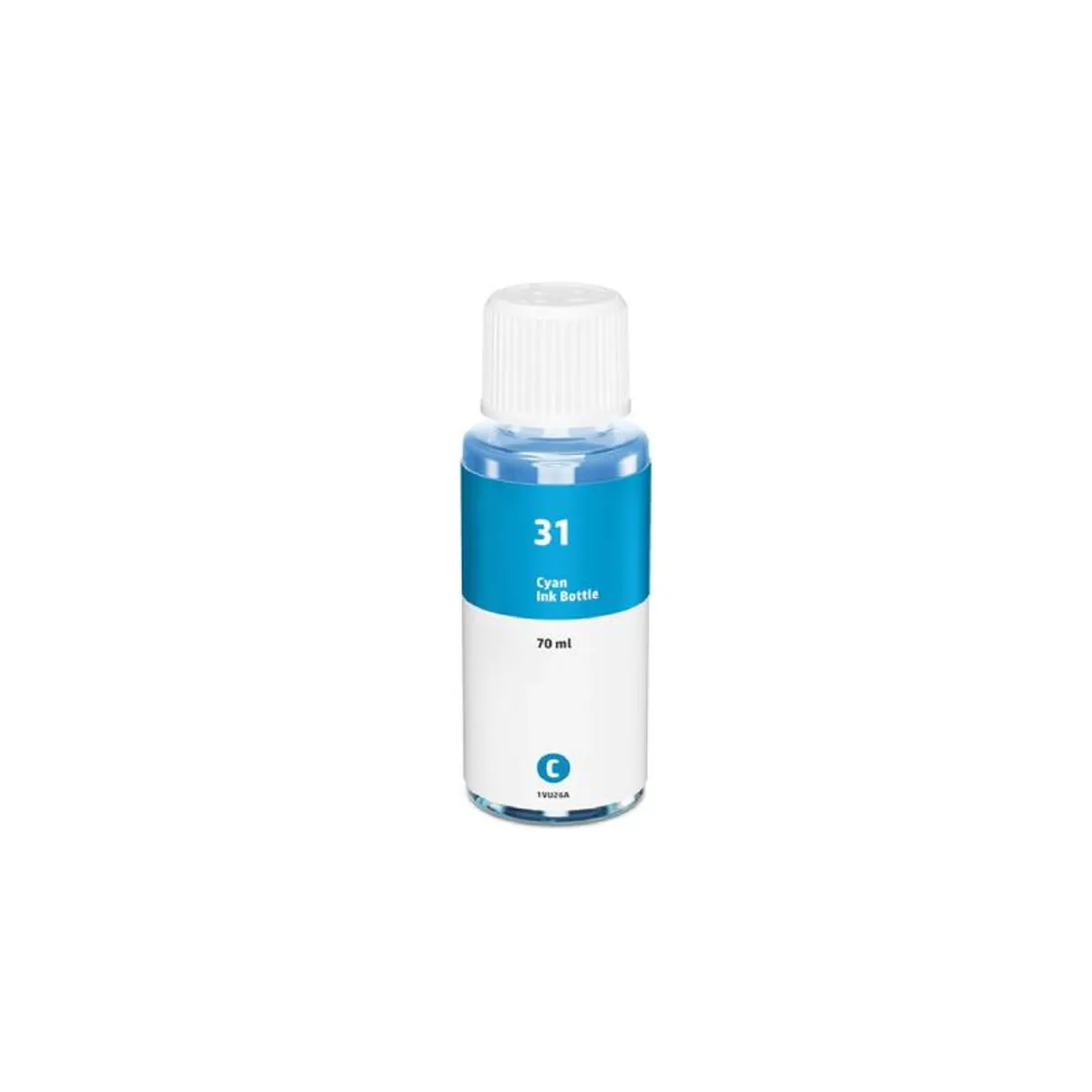 HP 31 cyan blækrefill 70 ml - kompatibel 1VU26AE