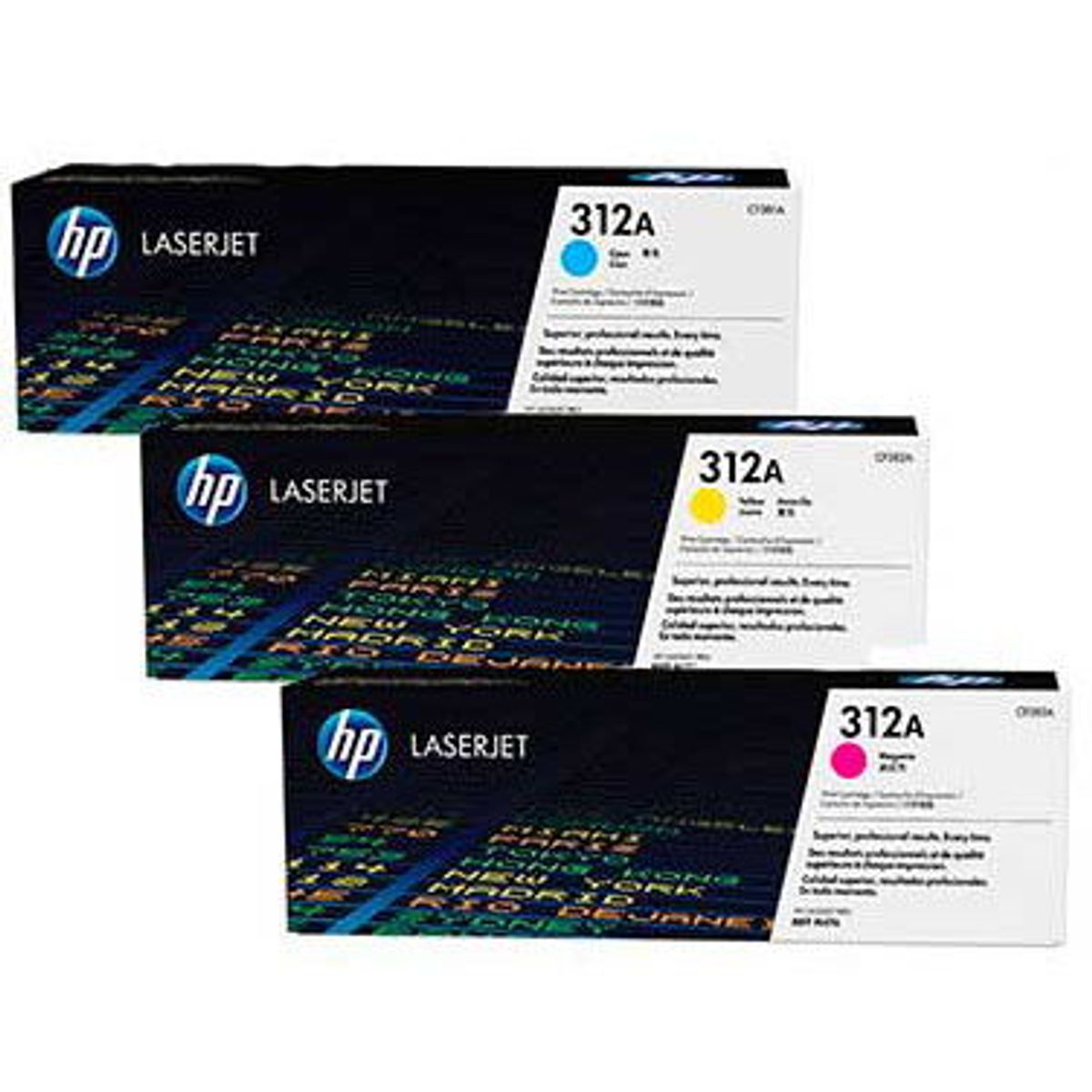 HP 312A toner flerfarvet