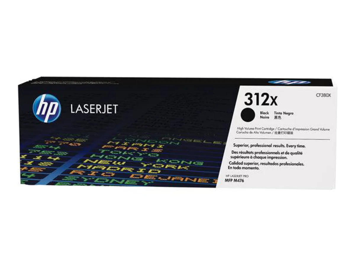 HP 312x Toner Cf380x Sort