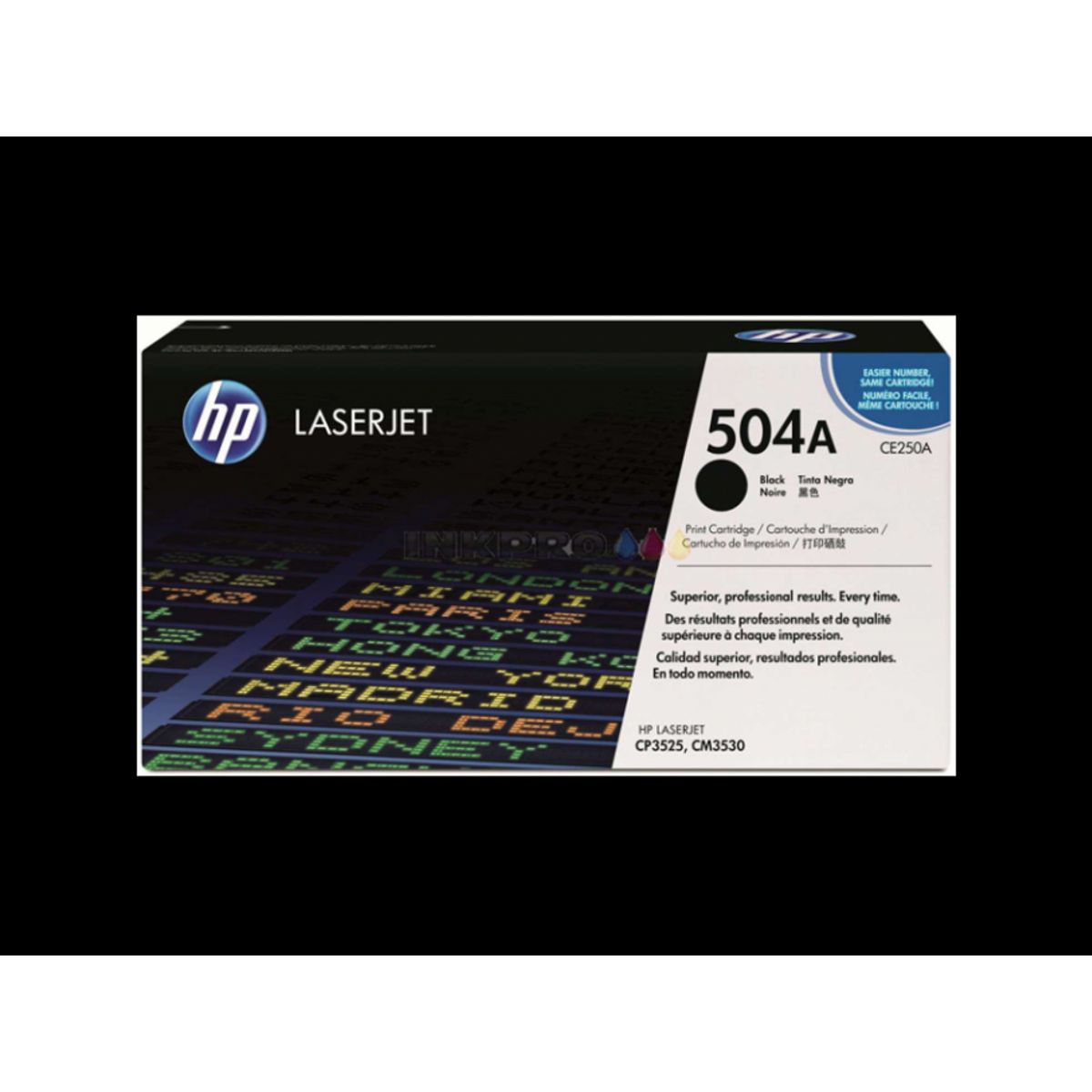 HP 504a Toner Ce250a Sort