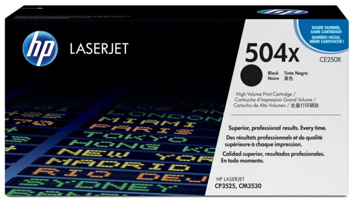 HP 504X toner black