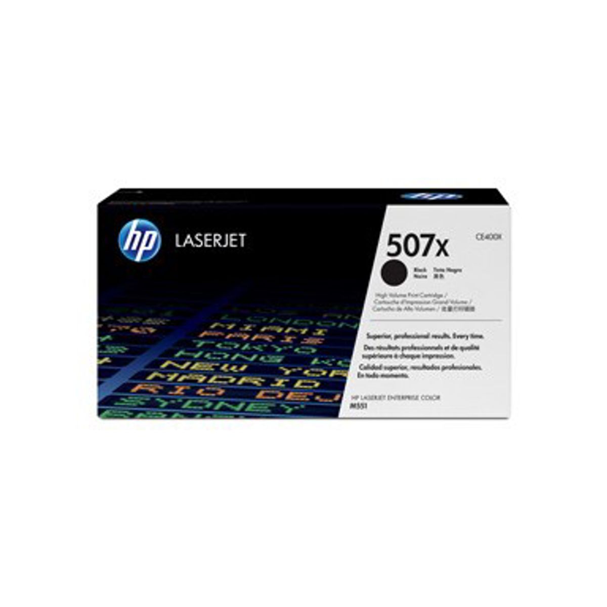 HP 507x Toner Ce400x Sort