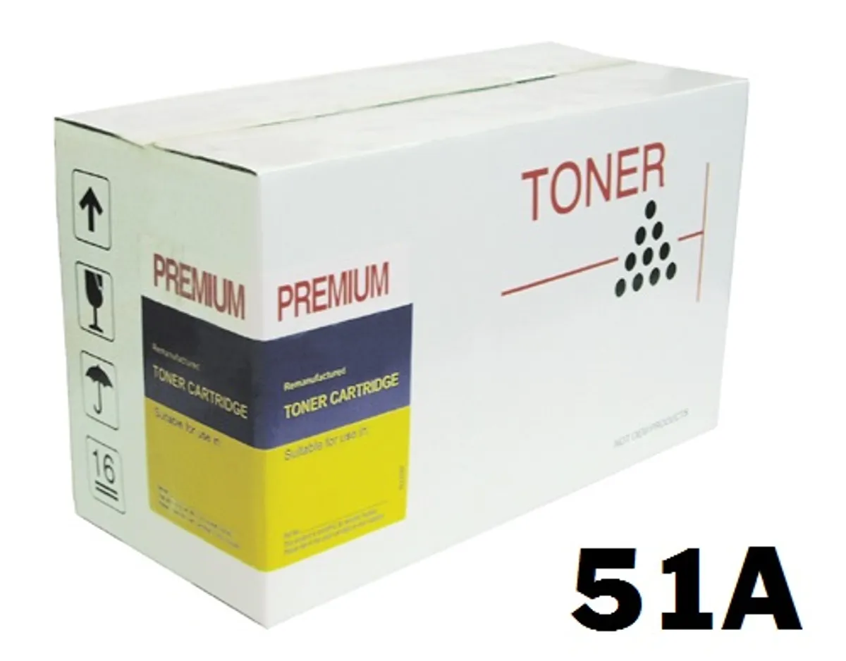 HP 51A Sort Lasertoner Kompatibel