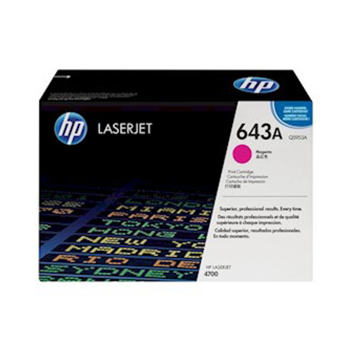 HP 643a Toner Q5953a Magenta