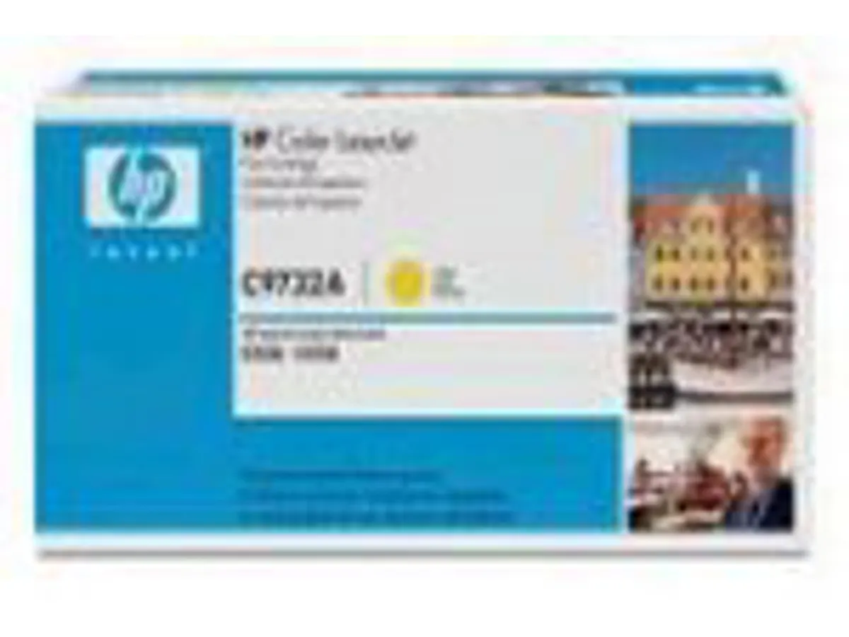 HP 645a Toner C9732a gul