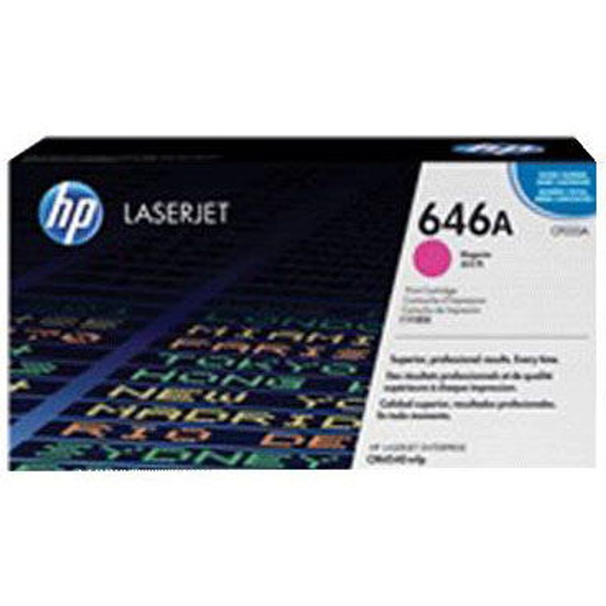 HP 646A CF033A Magenta Lasertoner, 12.500 sider