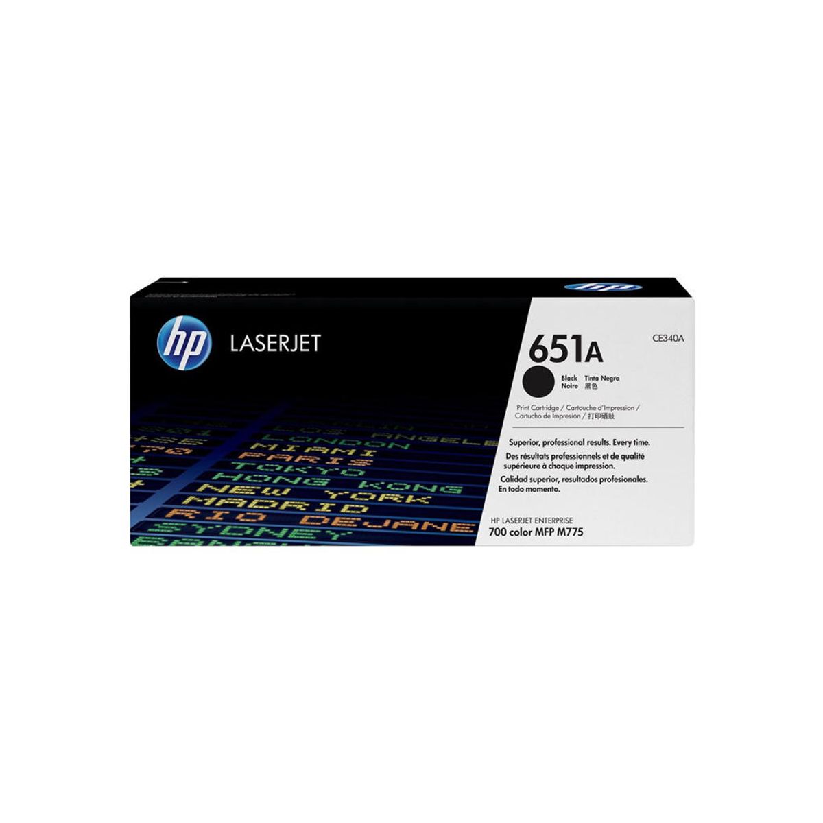 HP 651a Toner Ce340a Sort