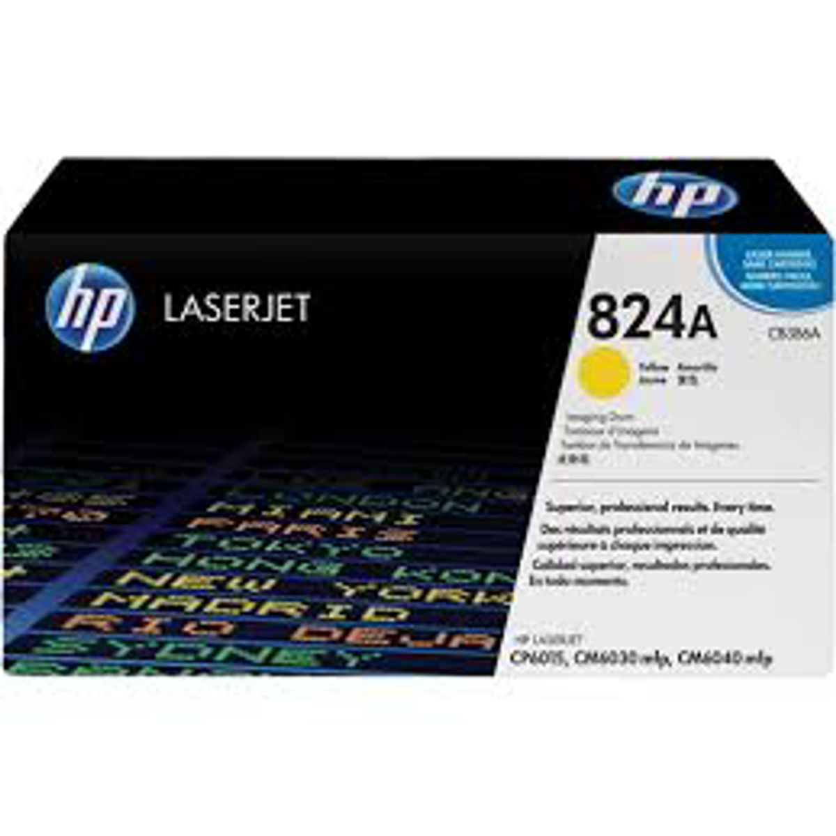 HP 824a Toner Cb382a gul