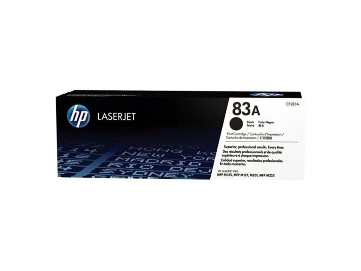 HP 83A Toner Cf283a Sort