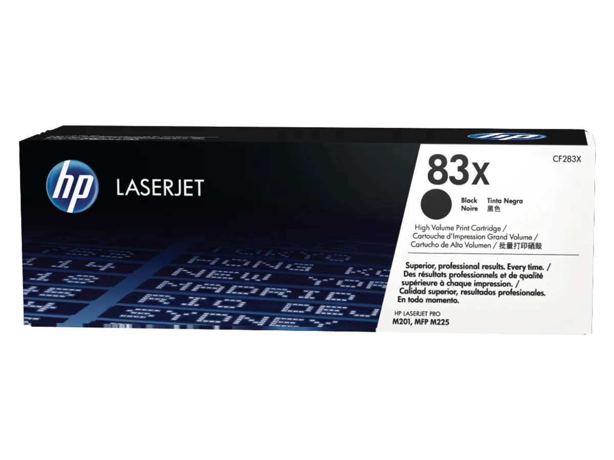 HP 83X Toner Cf283x Sort