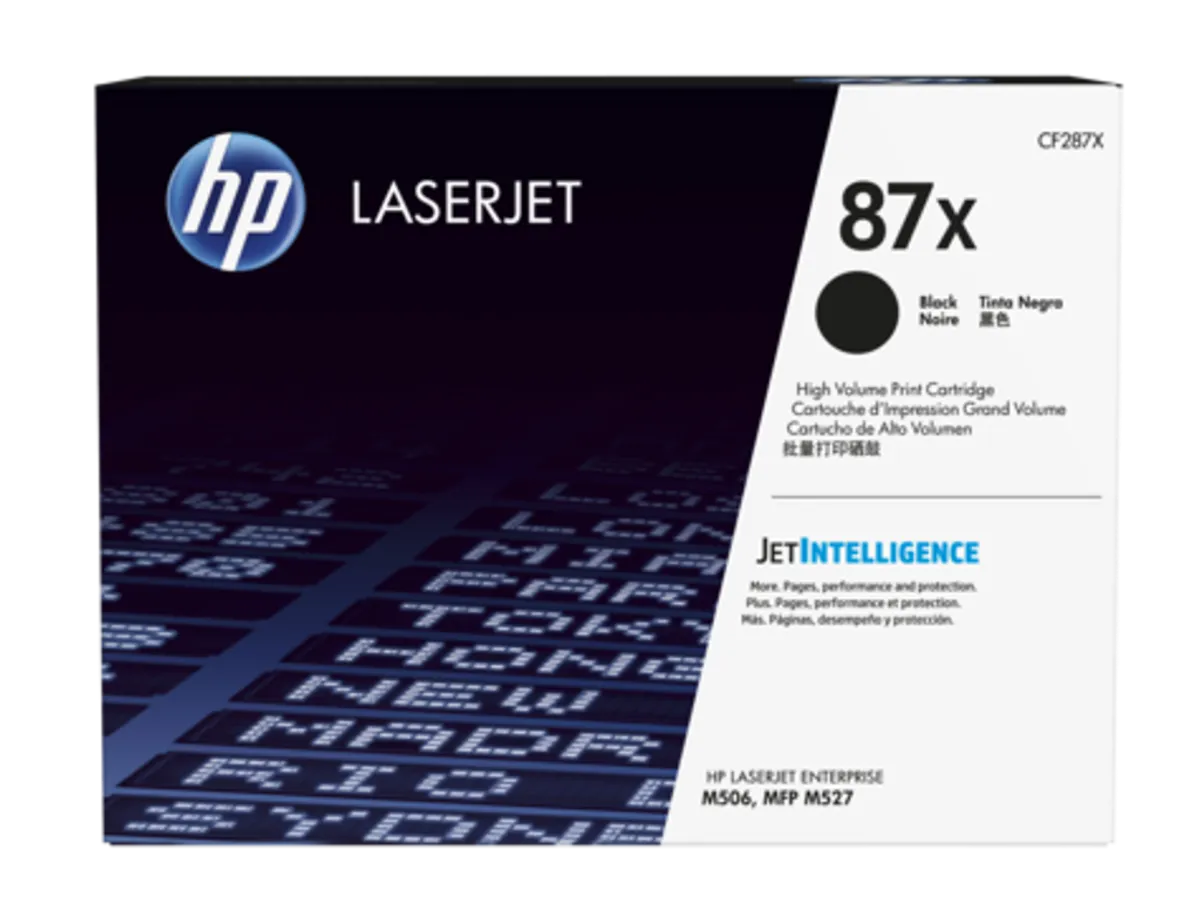 HP 87X Toner Cf287x Sort