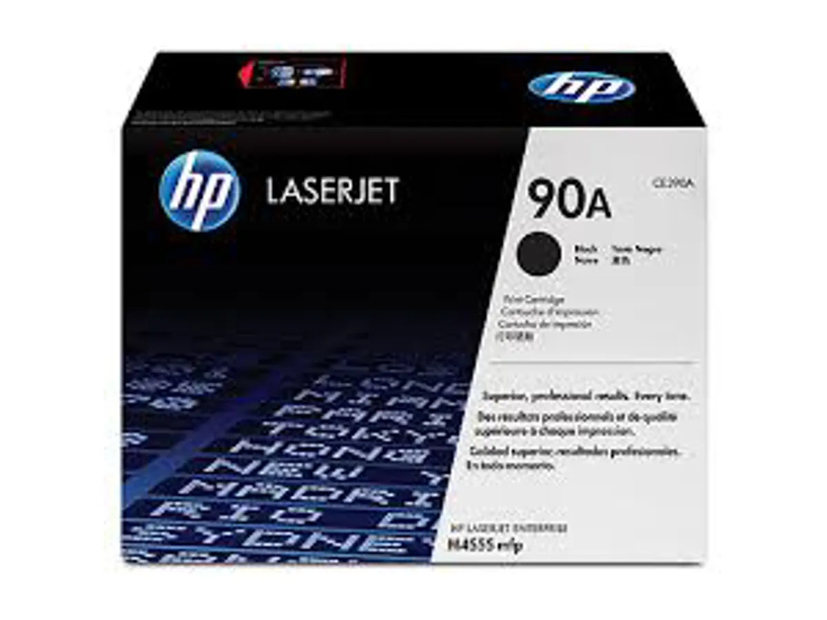 HP 90A Toner Ce390a Sort