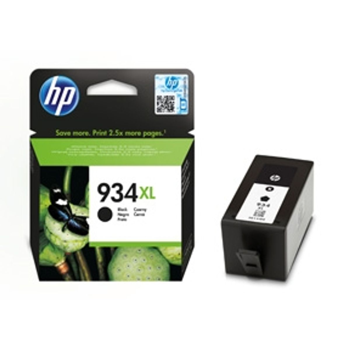 HP 934 XL BK - C2P23AE Original - Sort 20 ml