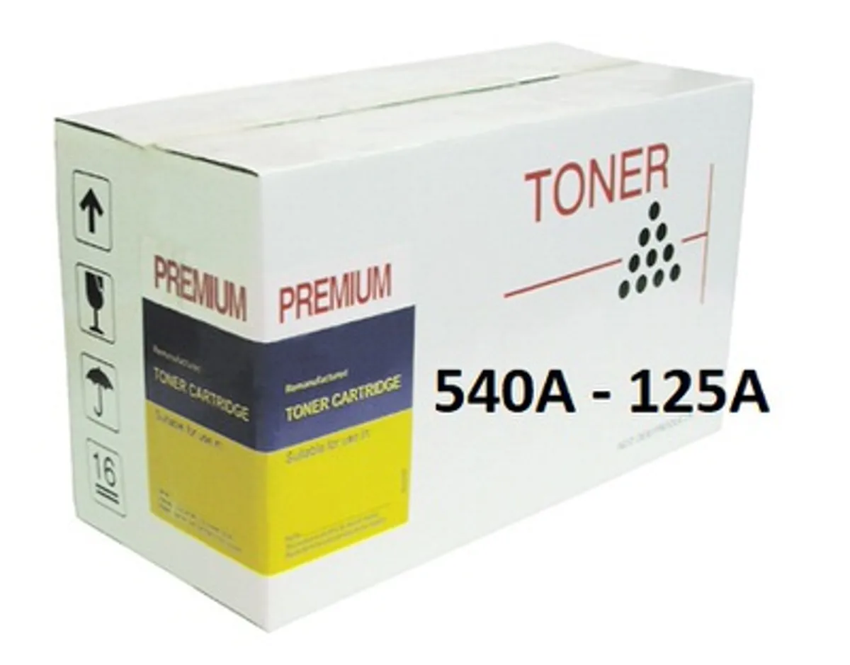 HP CB540A 125A Sort Lasertoner Kompatibel