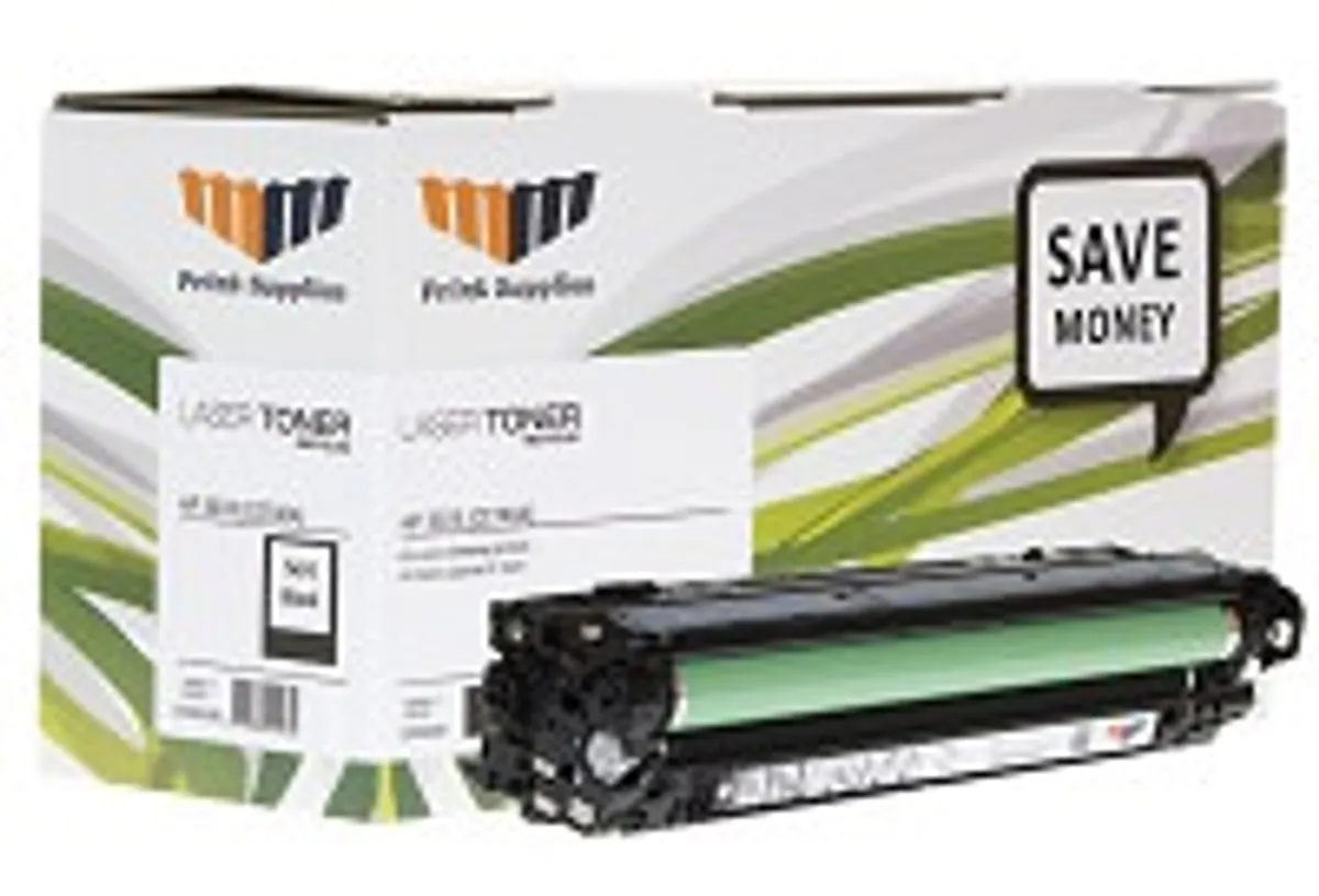 HP CE740A / 307A Sort Toner Kompatibel