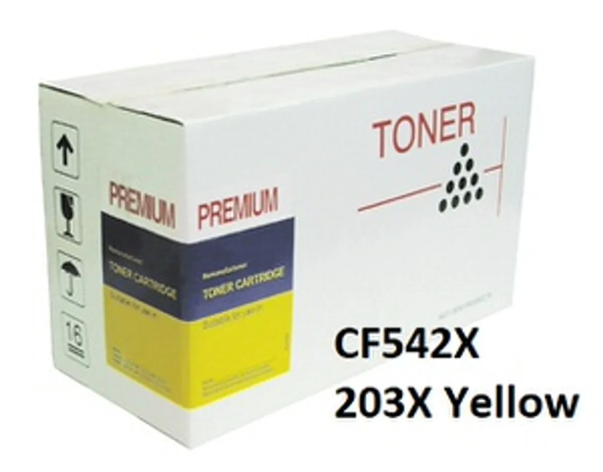 HP CF542X / 203X Gul toner Kompatibel