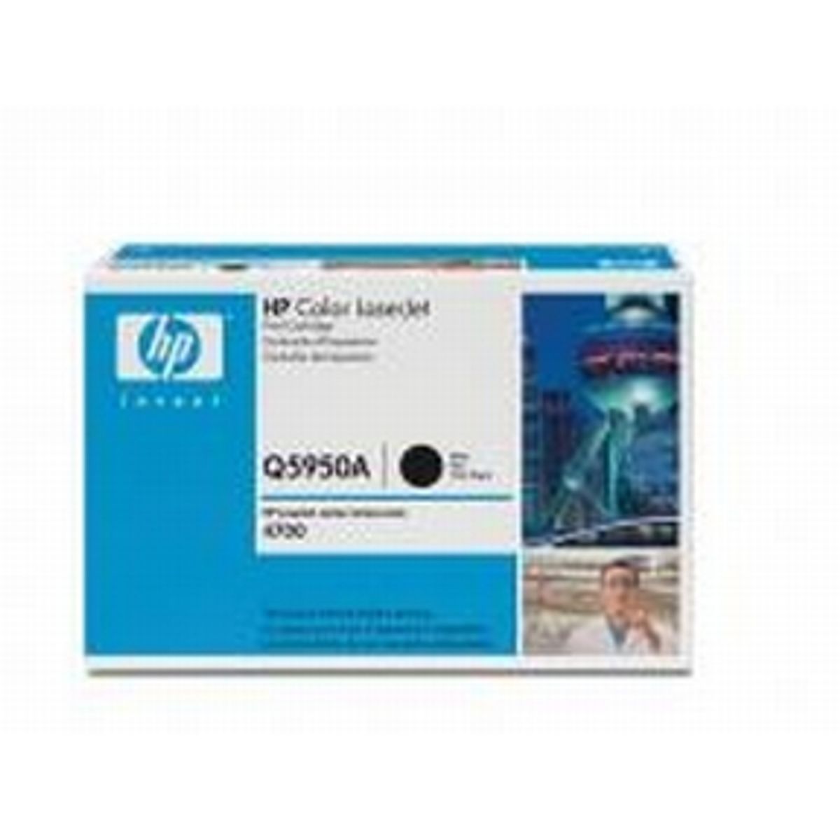 HP Q5950A BK (HP 643A) sort Lasertoner, Original 11000 sider