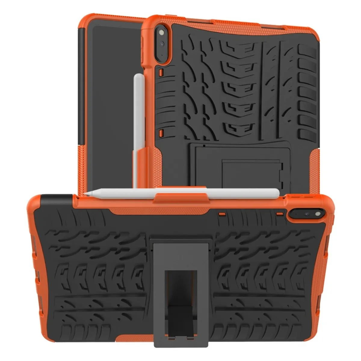 Huawei MatePad Pro 10.8 - COOL Tyre Hybrid cover med Kickstand - Orange