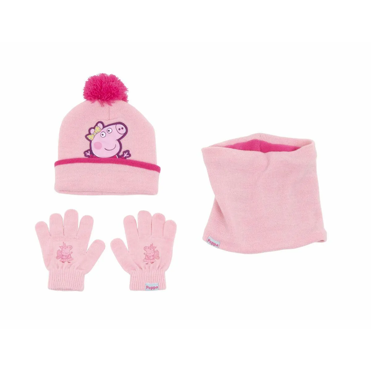 Hue, Vanter og Halsedisse Peppa Pig Cosy corner Pink