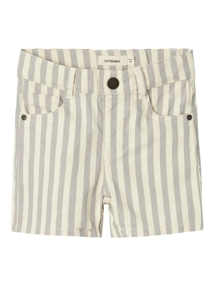 Hugo løs twill shorts - LIMESTONE - 104