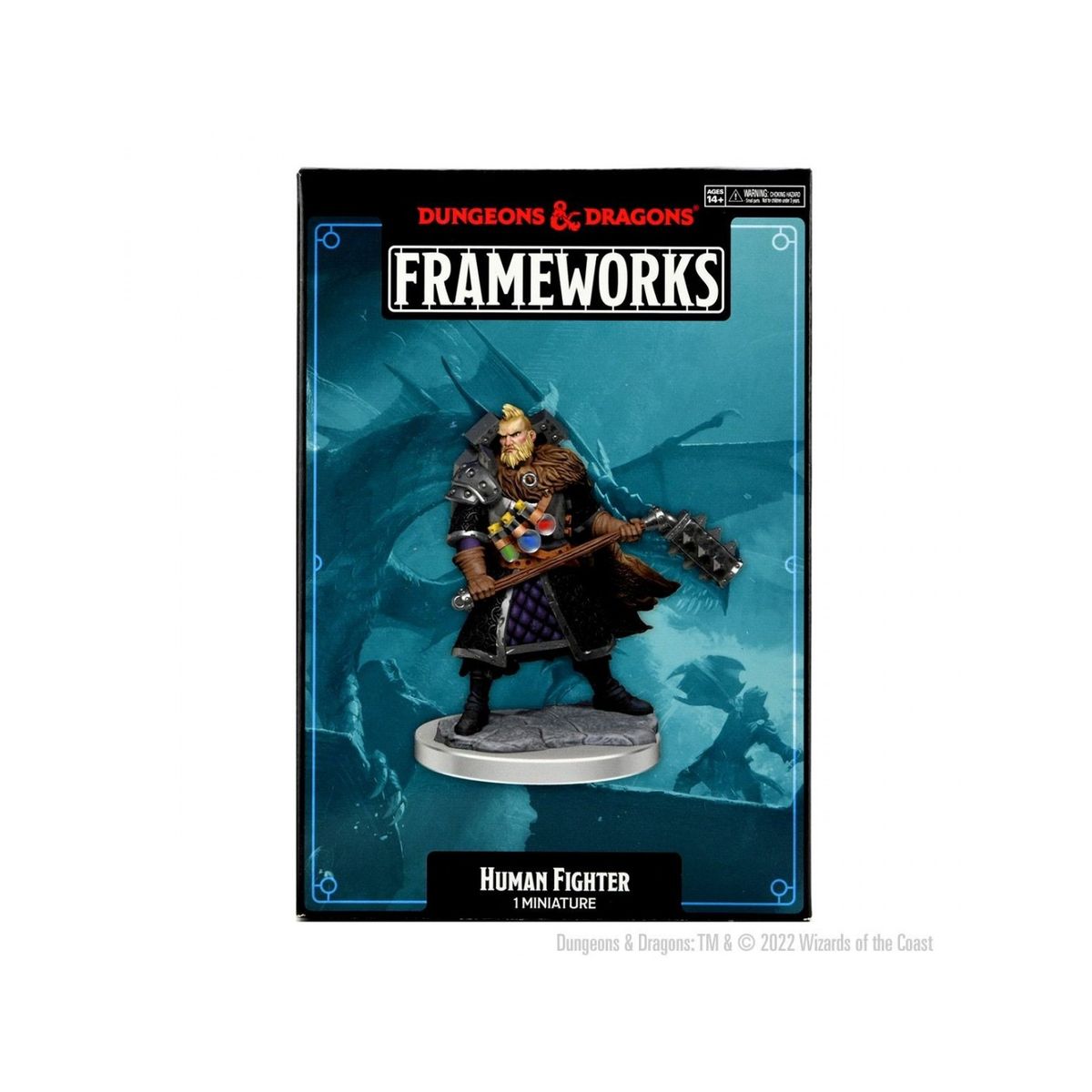 Human Fighter - Male - D&D Frameworks - Wizkids