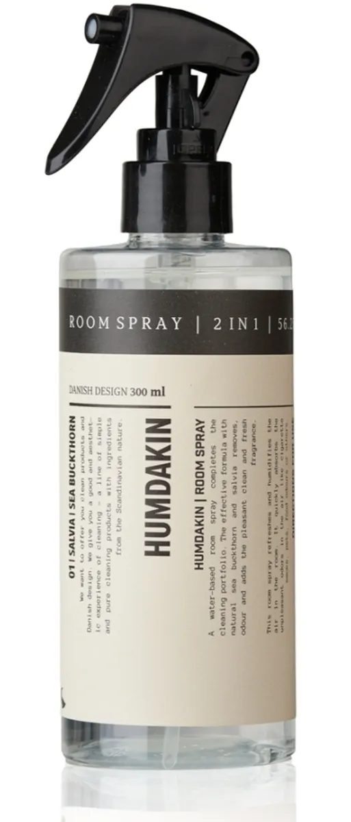 Humdakin Room Spray 2-i-1, Salvie & Havtorn, 300ml.