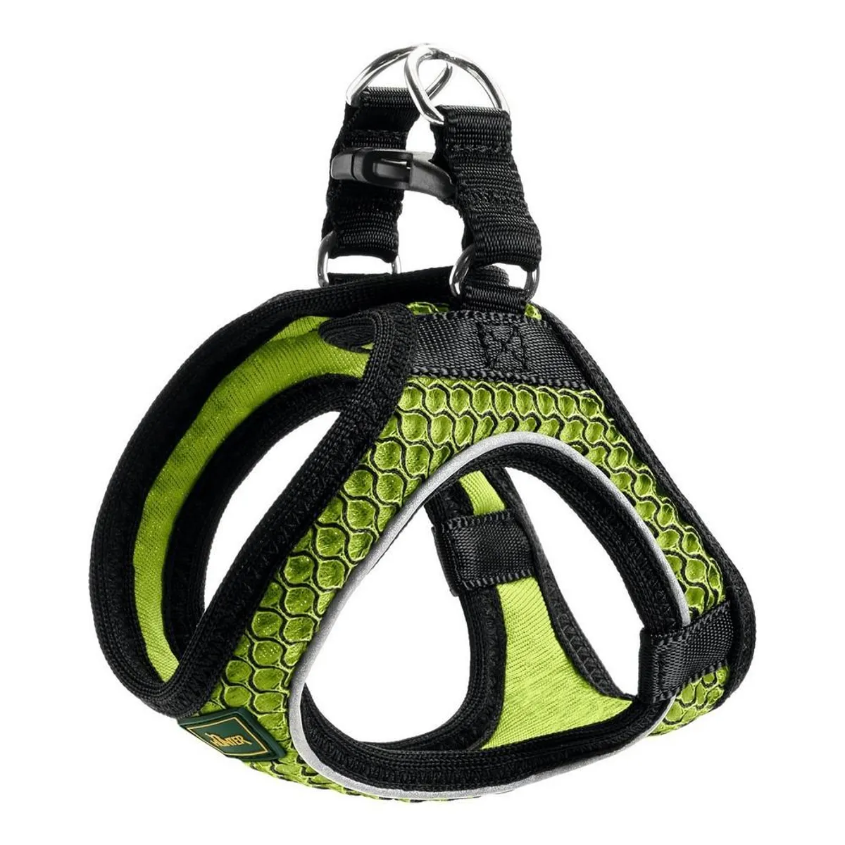 Hundesele Hunter Hilo-Comfort Lime XS-størrelse (35-37 cm)