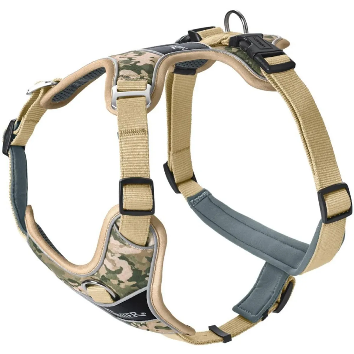 Hunter Hundesele Divo Camouflage Beige