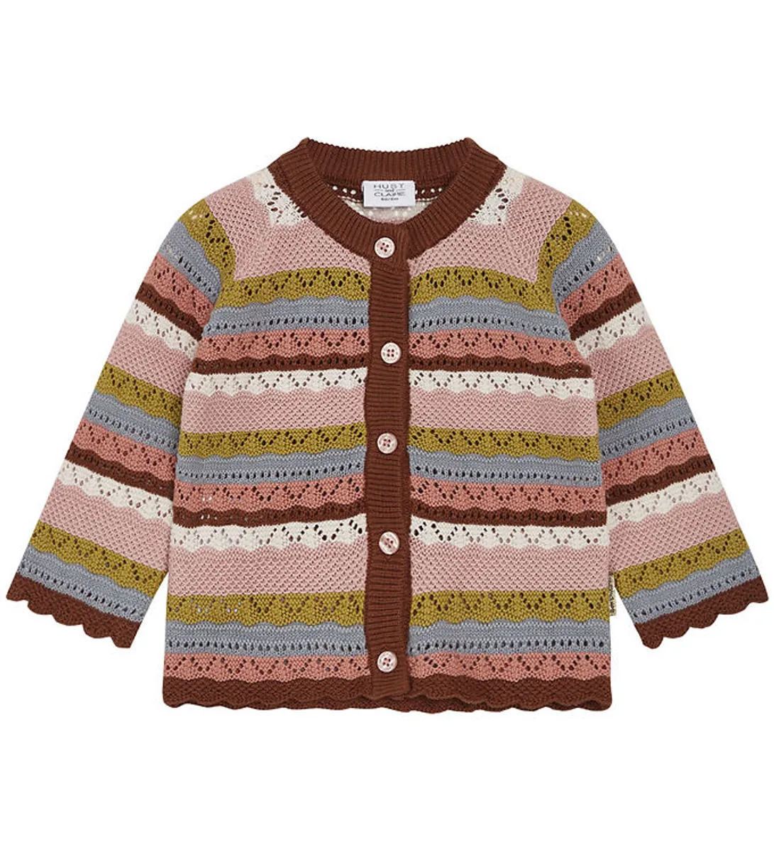 Hust and Claire Cardigan - Strik - Carren - Dusty Rose m. Hulmøn