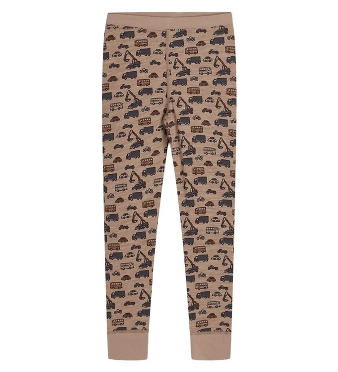 Hust and Claire Leggings - Laso - Uld/Bambus - Biscuit Melange