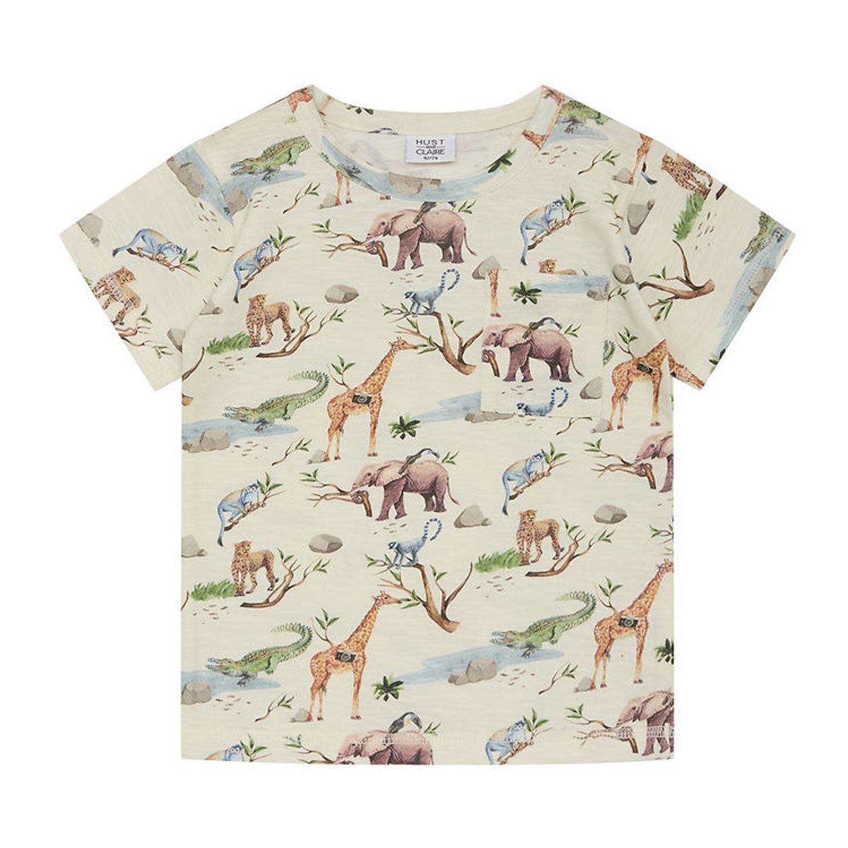 Hust and Claire T-shirt - Anker - Ivory m. Dyr