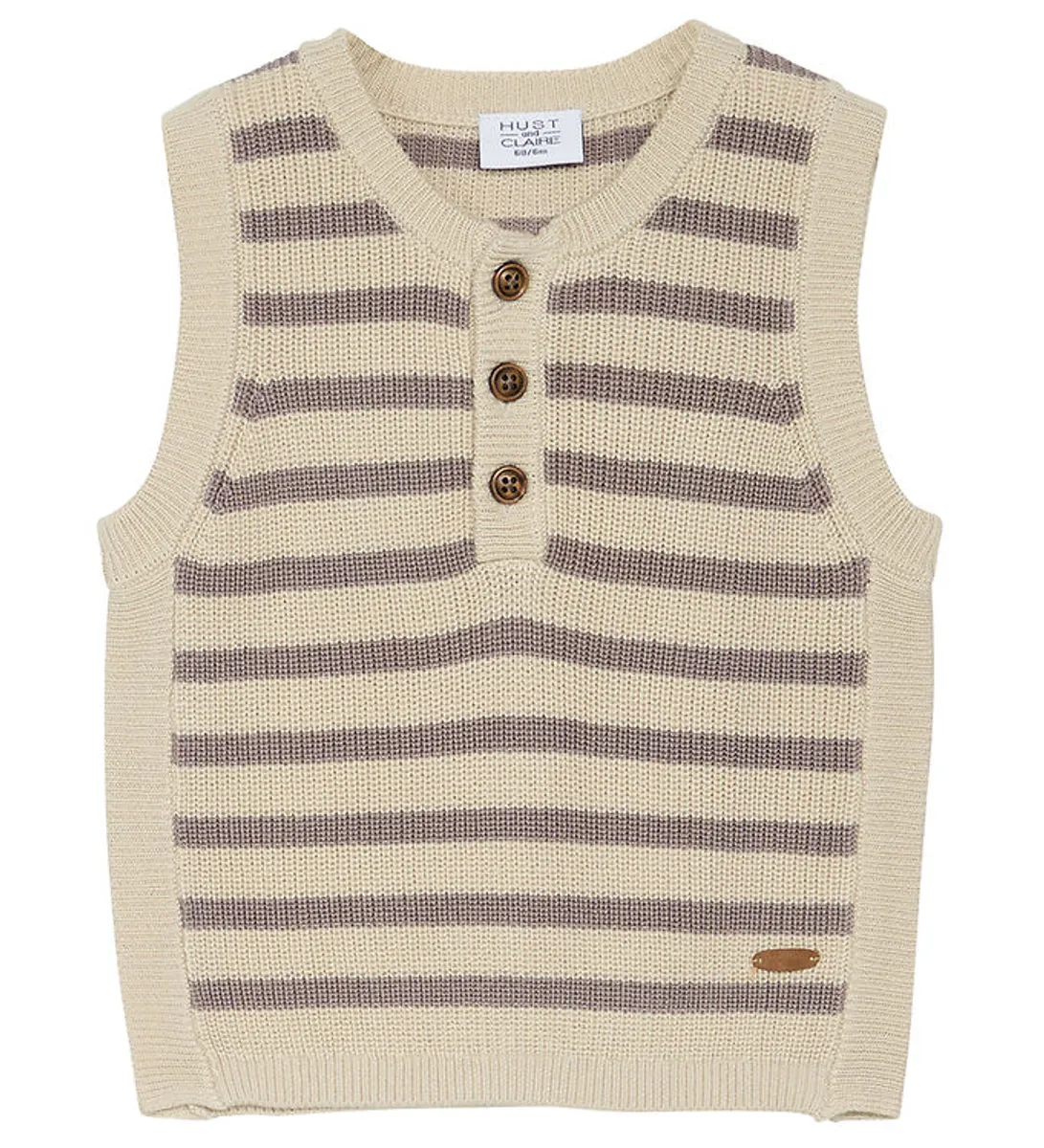 Hust and Claire Vest - Strik - Edu - Bambus - Mocha