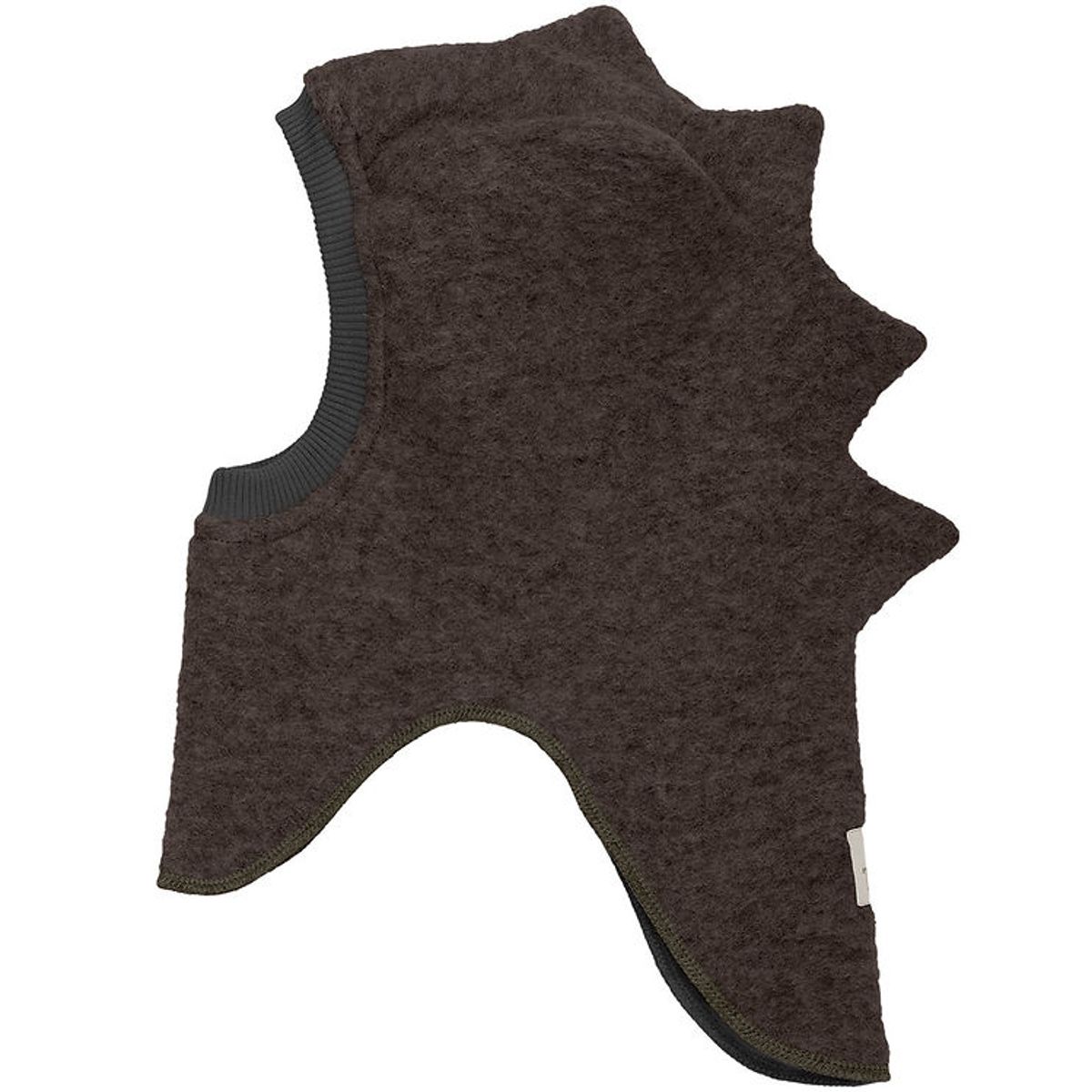 Huttelihut Elefanthue - Uld - 2-lags - Dark Brown Melange