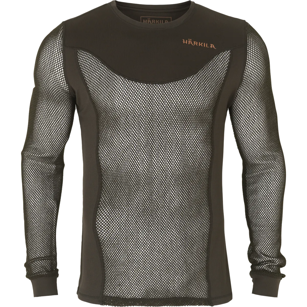 Härkila Base Mesh crew neck Shadow brown 3XL