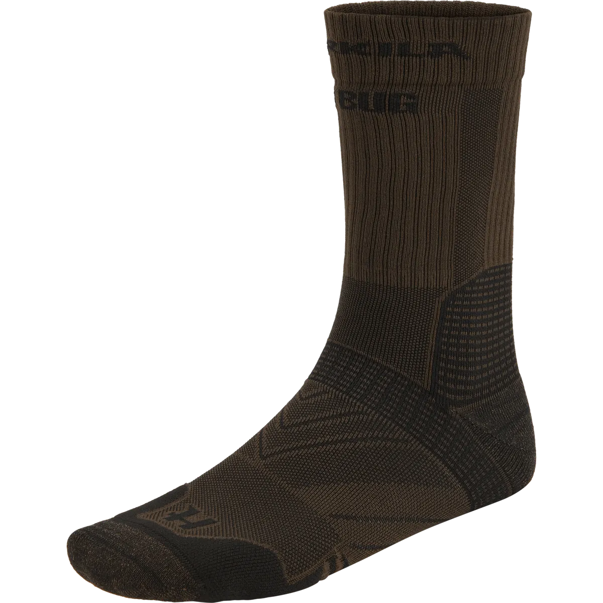 Härkila Trail socks Dark olive/Willow green S