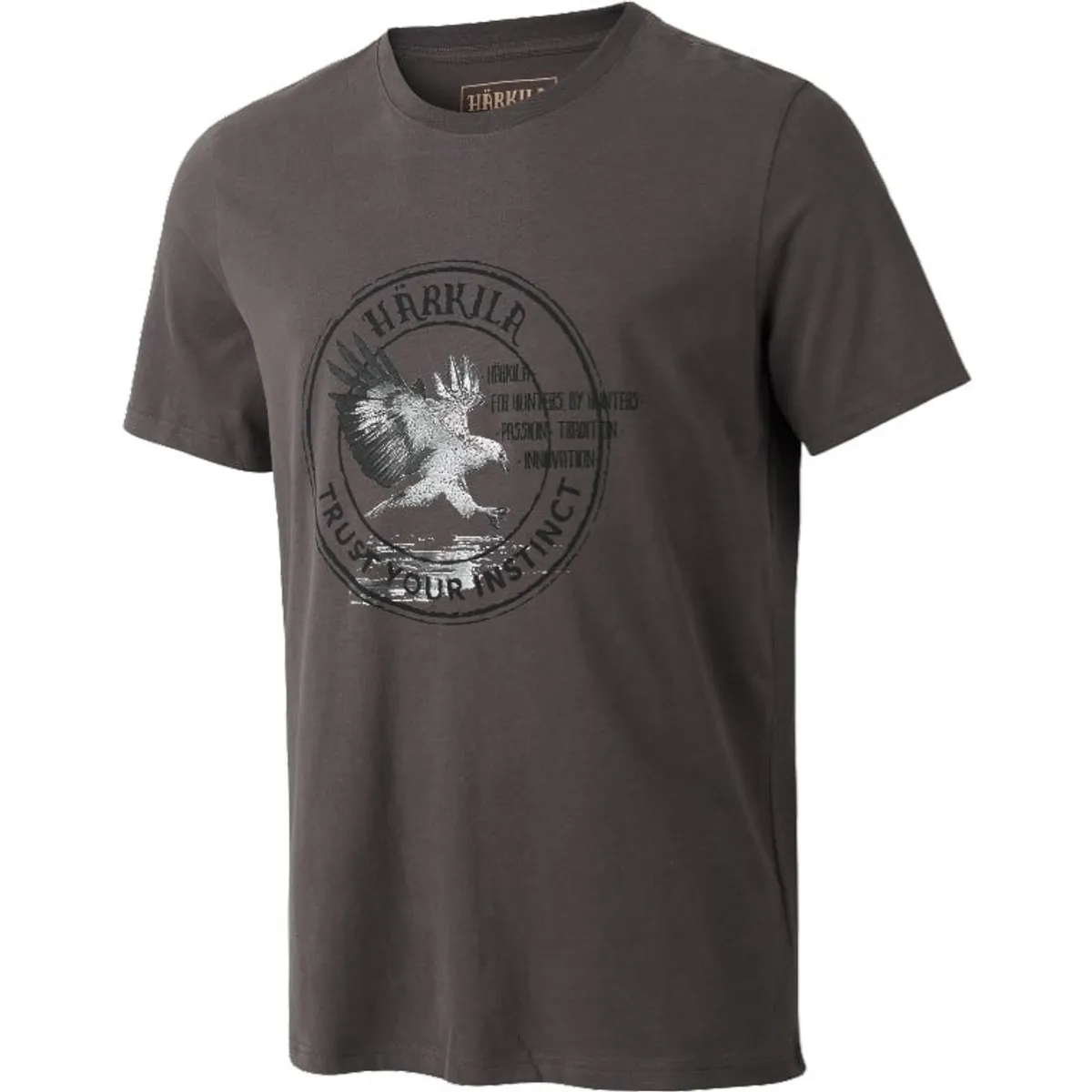 Härkila Wildlife Eagle T-Shirt Mulch Grey-Medium