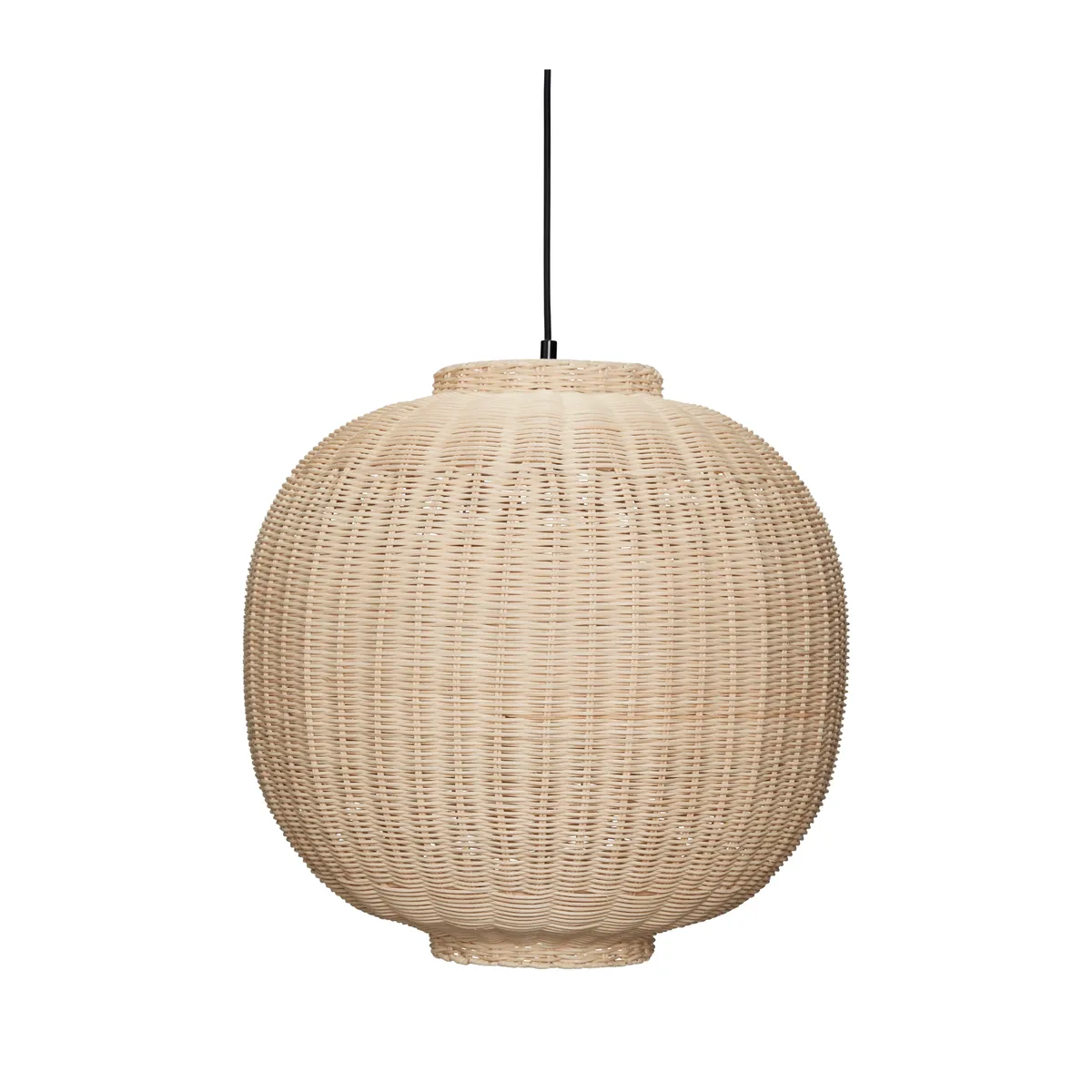 Hübsch Chand Pendant Round Natural - natur